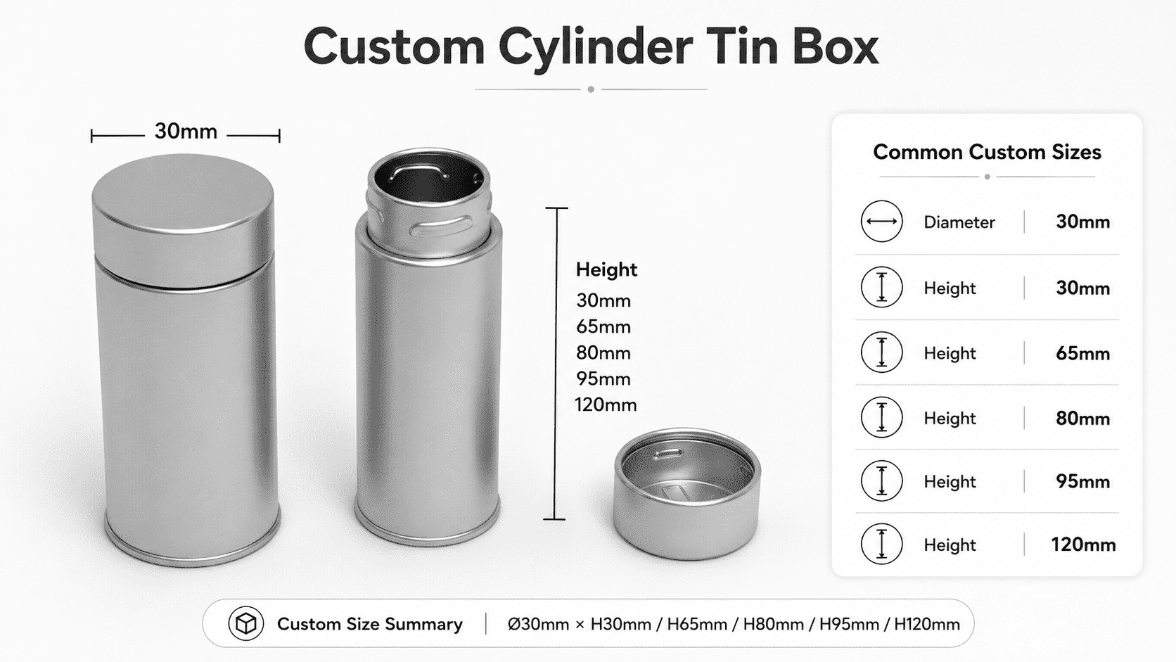 aluminum pre roll tube 120mm